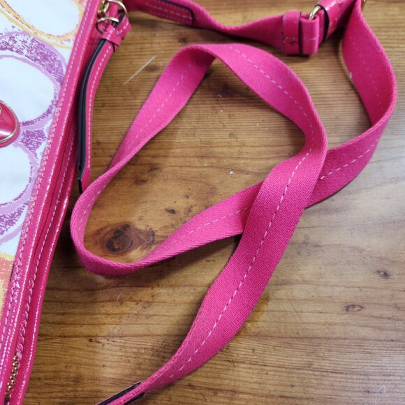 Euc Rare Coach Scribble Multi-Color Crossbody Bag Purse - Picture 7 of 13